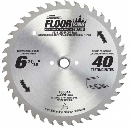 Undercut Saw Replacement Blade