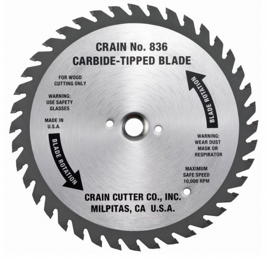 Carbide-Tipped Replacement Blade for UnderCut Saw 835