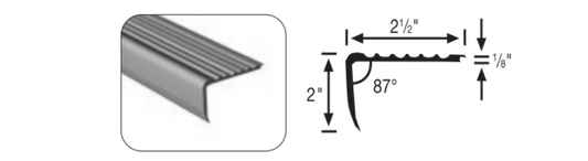 1/8" Overlap Stair Nosing 202