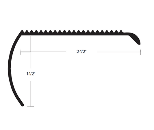 2 - 1/2” Commercial Stair Nosing 603