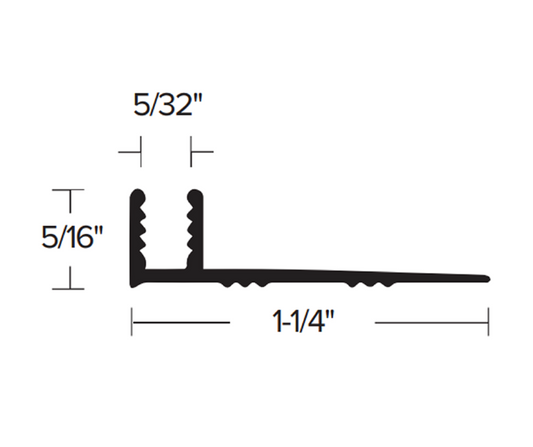 5/16” Pinless Metal Track 210